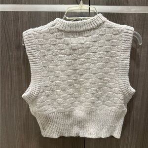 Princess Polly Gray Knit Sweater Vest